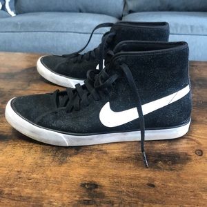Women Black Nike High Tops
